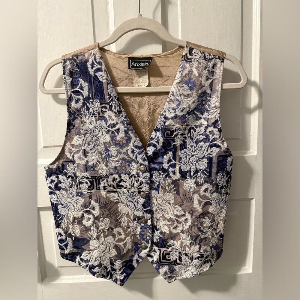 Vintage Floral Anxiety Vest